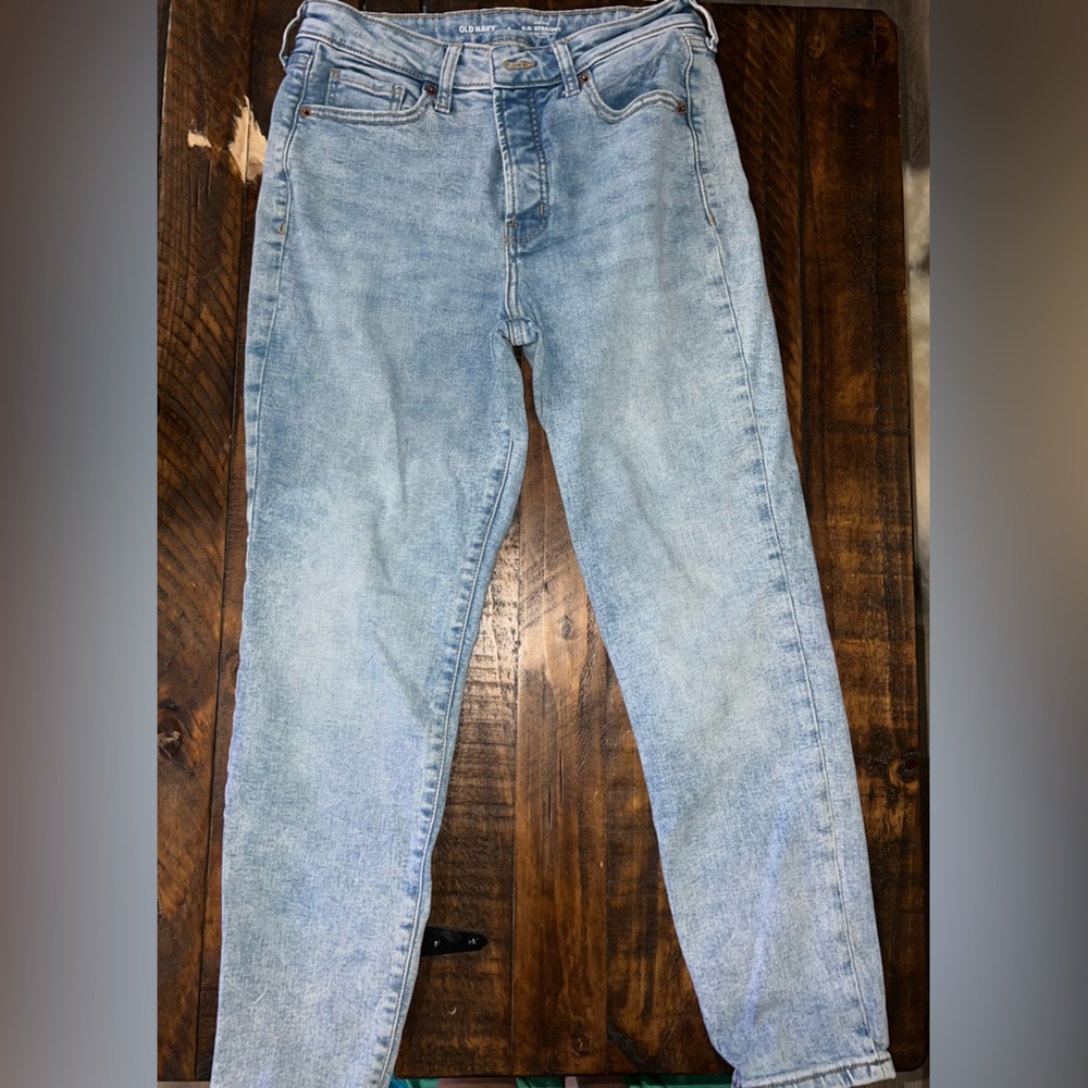 Old Navy Blue Straight Jeans Classic Style